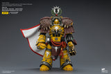 [Pre-Order]1/18 JOYTOY Action Figure Warhammer The Horus Heresy Imperial Fists Lord Castellan Evander Garrius, The Tyrant of Cthonia with the Subjugator and Incineratus