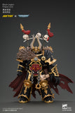 [Pre-Order]1/18 JOYTOY Action Figure Warhammer 40K Black Legion Chaos Lord with Power Fist, Plasma Pistol and Astartes Chainblade