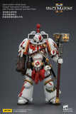 [Pre-Order]1/18 JOYTOY Action Figure Warhammer 40K Game Edition White Scars Assault Intercessor Champion with Thunder Hammer and Bolt Pistol