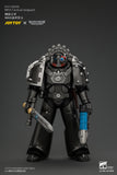 [Pre-Order]1/18 JOYTOY Action Figure Warhammer The Horus Heresy Iron Hands MkVI Tactical Sergeant with Bolter Plasma Pistol Power sword