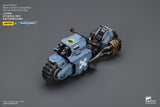 [Pre-Order]1/18 JOYTOY Action Figure Warhammer 40K Blood Angels Space Wolves Raven Guard Raider-pattern Combat Bike with twin-linked bolt rifles