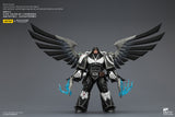 [Pre-Order]1/18 JOYTOY Action Figure Warhammer The Horus Heresy Raven Guard Corvus Corax, Primarch of the XIX Legion with artificer-crafted lightning talons, archaeotech pistols, and whip
