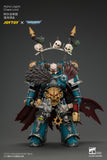 [Pre-Order]1/18 JOYTOY Action Figure Warhammer 40K Alpha Legion Chaos Lord with Plasma Pistol and Accursed Wea pon