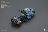[Pre-Order]1/18 JOYTOY Action Figure Warhammer 40K Blood Angels Space Wolves Raven Guard Raider-pattern Combat Bike with twin-linked bolt rifles