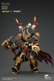 [Pre-Order]1/18 JOYTOY Action Figure Warhammer 40K Black Legion Chaos Lord with Power Fist, Plasma Pistol and Astartes Chainblade