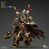 [Pre-Order]1/18 JOYTOY Action Figure Warhammer 40K Black Legion Chaos Lord with Power Fist, Plasma Pistol and Astartes Chainblade