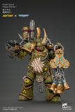 [Pre-Order]1/18 JOYTOY Action Figure Warhammer 40K Death Guard Plague Marine 1 with Boltgun and Icon of Despair