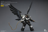 [Pre-Order]1/18 JOYTOY Action Figure Warhammer The Horus Heresy Raven Guard Corvus Corax, Primarch of the XIX Legion with artificer-crafted lightning talons, archaeotech pistols, and whip