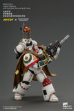 [Pre-Order]1/18 JOYTOY Action Figure Warhammer The Horus Heresy White Scars Legion Vigilator with Nemesis rifle and Bolt Pistol