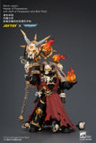[Pre-Order]1/18 JOYTOY Action Figure Warhammer 40K Black Legion Master of Possession with Staff of Possession and Bolt Pistol
