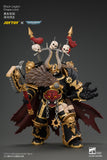 [Pre-Order]1/18 JOYTOY Action Figure Warhammer 40K Black Legion Chaos Lord with Power Fist, Plasma Pistol and Astartes Chainblade