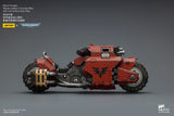 [Pre-Order]1/18 JOYTOY Action Figure Warhammer 40K Blood Angels Space Wolves Raven Guard Raider-pattern Combat Bike with twin-linked bolt rifles
