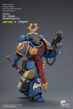 [Pre-Order]1/18 JOYTOY Action Figure Warhammer 40K Ultramarines Ferren Areios with Thunder Hammer and Bolt Pistol