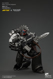 [Pre-Order]1/18 JOYTOY Action Figure Warhammer The Horus Heresy Iron Hands MkVI Tactical Sergeant with Bolter Plasma Pistol Power sword
