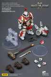 [Pre-Order]1/18 JOYTOY Action Figure Warhammer 40K Game Edition White Scars Assault Intercessor Champion with Thunder Hammer and Bolt Pistol