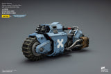 [Pre-Order]1/18 JOYTOY Action Figure Warhammer 40K Blood Angels Space Wolves Raven Guard Raider-pattern Combat Bike with twin-linked bolt rifles