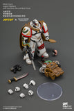 [Pre-Order]1/18 JOYTOY Action Figure Warhammer The Horus Heresy White Scars Legion Vigilator with Nemesis rifle and Bolt Pistol