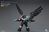 [Pre-Order]1/18 JOYTOY Action Figure Warhammer The Horus Heresy Raven Guard Corvus Corax, Primarch of the XIX Legion with artificer-crafted lightning talons, archaeotech pistols, and whip