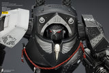 [Pre-Order]1/18 JOYTOY Action Figure Warhammer The Horus Heresy Raven Guard  Contemptor Dreadnought with Gravis autocannon and Chainfist