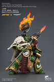[Pre-Order]1/18 JOYTOY Action Figure Warhammer 40K Salamanders Vulkan He'stan, the Forgefather with the Spear of Vulkan and the Gauntlet of the Forge