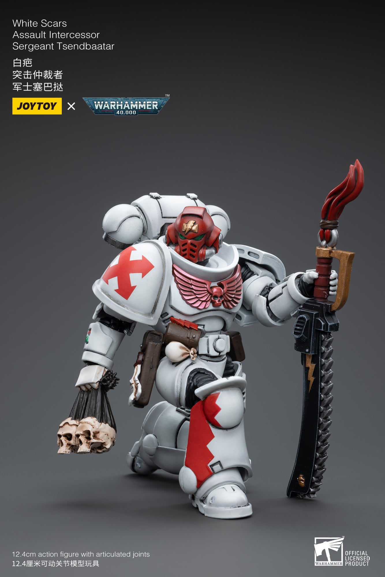 1/18 JOYTOY Action Figure Warhammer White Scars Assault