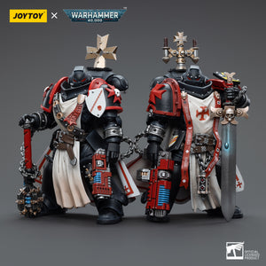 1/18 JOYTOY Action Figure Warhammer Black Templars Sword Brethren Set(2pcs)