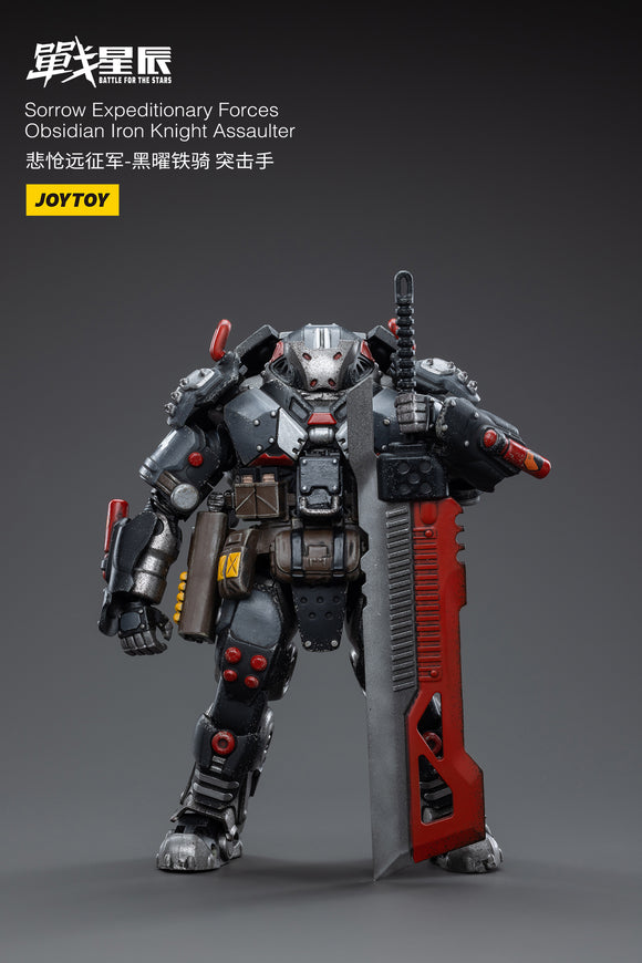 1/18 JOYTOY 3.75inch Action Figure Sorrow Expeditionary Forces Obsidian Iron Knight Assaulter