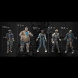 1/18 JOYTOY 3.75inch Action Figure (5PCS/SET) Life After Infected Person Zombie Series