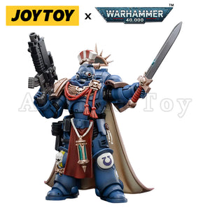 1/18 JOYTOY Action Figure Warhammer Ultramarines Primaris Captain Sidonicus