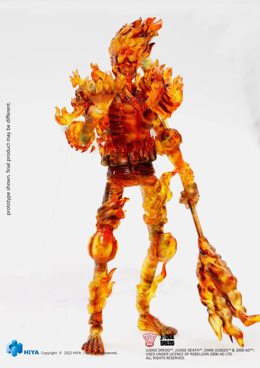 1/18 HIYA 4inch Action Figure Exquisite Mini Series Judge Dredd Judge Fire