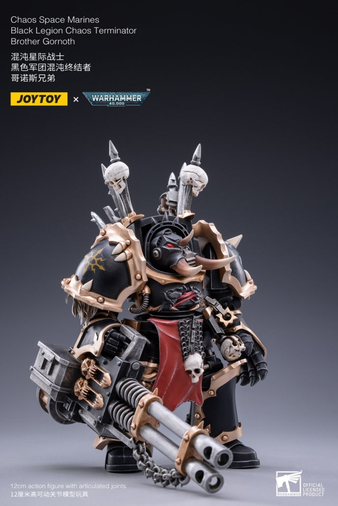 1/18 JOYTOY Action Figure Warhammer Chaos Space Marines Black