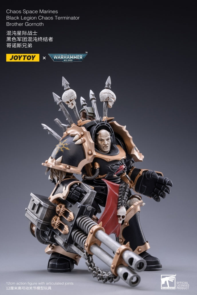 1/18 JOYTOY Action Figure Warhammer Chaos Space Marines Black