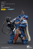 1/18 JOYTOY Action Figure Warhammer Ultramarines Captain With Master-crafted Heavy Bolt rifle