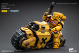 1/18 JOYTOY Action Figure Warhammer 40K Imperial Fists Raider-pattern Combat Bike