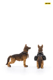 JOYTOY 1/18 Action Figure (2PCS/SET) Military Dog Canine Anime Collection