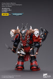 1/18 JOYTOY Action Figure Warhammer Chaos Space Marines Red Corsairs Exalted Champion Gotor the Blade
