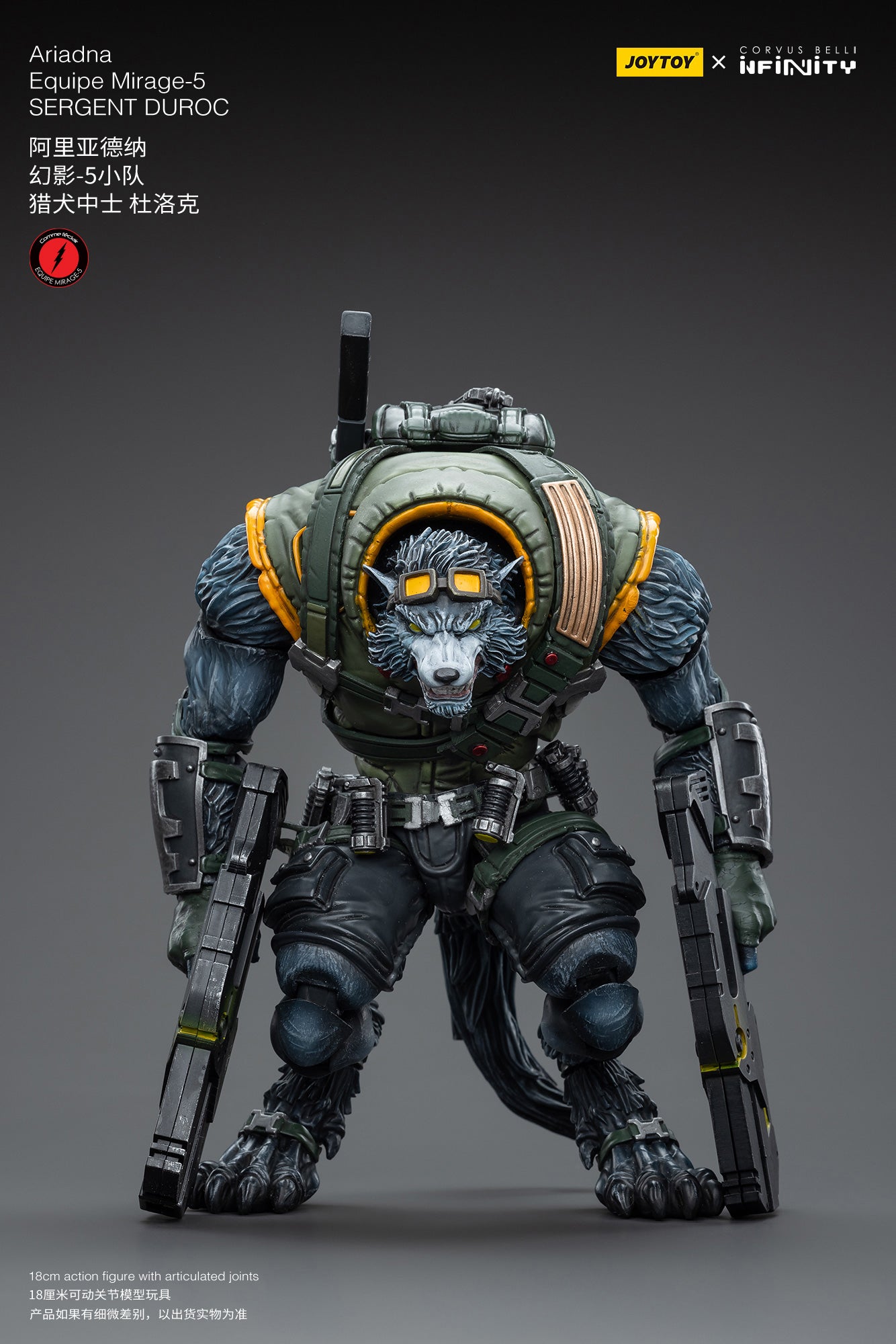 1/18 JOYTOY 3.75inch Action Figure Infinity Ariadna Equipe Mirage